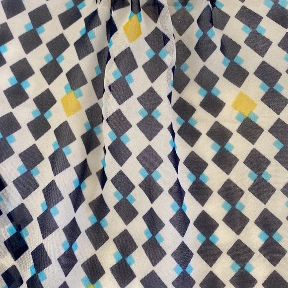 Pretty Geometric Pattern Blouse from Pleione size Small - Picture 6 of 8